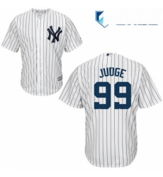 Mens Majestic New York Yankees 99 Aaron Judge Replica White Home MLB Jersey Mens Majestic New York Yankees 99 Aaron Judge Replica White Home MLB Jersey