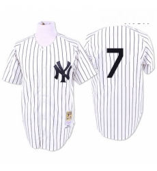 Mens Mitchell and Ness 1951 New York Yankees 7 Mickey Mantle Authentic White Throwback MLB Jersey Mens Mitchell and Ness 1951 New York Yankees 7 Mickey Mantle Authentic White Throwback MLB Jersey