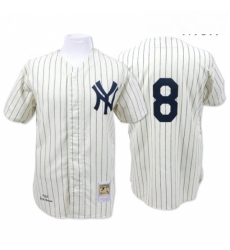 Mens Mitchell and Ness 1951 New York Yankees 8 Yogi Berra Replica Cream Throwback MLB Jersey Mens Mitchell and Ness 1951 New York Yankees 8 Yogi Berra Replica Cream Throwback MLB Jersey