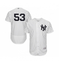 Mens New York Yankees 53 Zach Britton White Home Flex Base Authentic Collection Baseball Jersey Mens New York Yankees 53 Zach Britton White Home Flex Base Authentic Collection Baseball Jersey