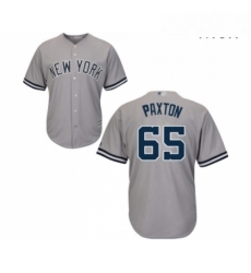 Mens New York Yankees 65 James Paxton Replica Grey Road Baseball Jersey Mens New York Yankees 65 James Paxton Replica Grey Road Baseball Jersey