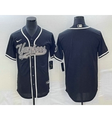 Men's New York Yankees Blank Black Cool Base Stitched Baseball Jerseys Men's New York Yankees Blank Black Cool Base Stitched Baseball Jerseys