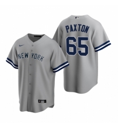 Mens Nike New York Yankees 65 James Paxton Gray Road Stitched Baseball Jersey Mens Nike New York Yankees 65 James Paxton Gray Road Stitched Baseball Jersey