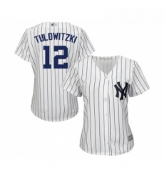 Womens New York Yankees 12 Troy Tulowitzki Authentic White Home Baseball Jersey Womens New York Yankees 12 Troy Tulowitzki Authentic White Home Baseball Jersey