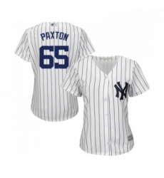 Womens New York Yankees 65 James Paxton Authentic White Home Baseball Jersey Womens New York Yankees 65 James Paxton Authentic White Home Baseball Jersey