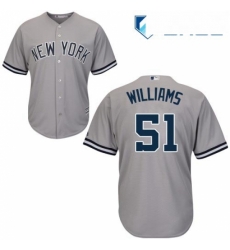 Youth Majestic New York Yankees 51 Bernie Williams Replica Grey Road MLB Jersey Youth Majestic New York Yankees 51 Bernie Williams Replica Grey Road MLB Jersey