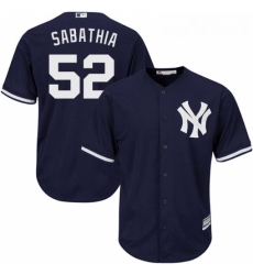Youth Majestic New York Yankees 52 CC Sabathia Replica Navy Blue Alternate MLB Jersey Youth Majestic New York Yankees 52 CC Sabathia Replica Navy Blue Alternate MLB Jersey