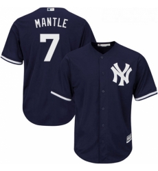 Youth Majestic New York Yankees 7 Mickey Mantle Authentic Navy Blue Alternate MLB Jersey Youth Majestic New York Yankees 7 Mickey Mantle Authentic Navy Blue Alternate MLB Jersey