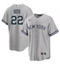 Youth New York Yankees 22 Juan Soto Grey Cool Base Stitched Baseball Jersey Youth New York Yankees 22 Juan Soto Grey Cool Base Stitched Baseball Jersey