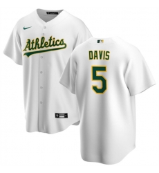 Men Oakland Athletics 5 J D Davis White Cool Base Stitched Jersey Men Oakland Athletics 5 J D Davis White Cool Base Stitched Jersey