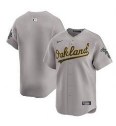 Men Oakland Athletics Blank Grey Away Limited Stitched Jersey Men Oakland Athletics Blank Grey Away Limited Stitched Jersey