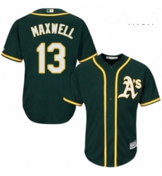 Mens Majestic Oakland Athletics 13 Bruce Maxwell Replica Green Alternate 1 Cool Base MLB Jersey Mens Majestic Oakland Athletics 13 Bruce Maxwell Replica Green Alternate 1 Cool Base MLB Jersey