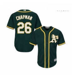 Mens Oakland Athletics 26 Matt Chapman Replica Green Alternate 1 Cool Base Baseball Jersey Mens Oakland Athletics 26 Matt Chapman Replica Green Alternate 1 Cool Base Baseball Jersey