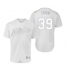 Oakland Athletics Blake Treinen Train White 2019 Players Weekend MLB Jersey Oakland Athletics Blake Treinen Train White 2019 Players Weekend MLB Jersey