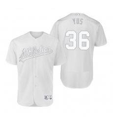 Oakland Athletics Yusmeiro Petit Yus White 2019 Players Weekend MLB Jersey Oakland Athletics Yusmeiro Petit Yus White 2019 Players Weekend MLB Jersey
