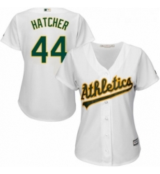 Womens Majestic Oakland Athletics 44 Chris Hatcher Replica White Home Cool Base MLB Jersey Womens Majestic Oakland Athletics 44 Chris Hatcher Replica White Home Cool Base MLB Jersey