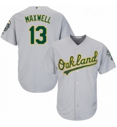 Youth Majestic Oakland Athletics 13 Bruce Maxwell Authentic Grey Road Cool Base MLB Jersey Youth Majestic Oakland Athletics 13 Bruce Maxwell Authentic Grey Road Cool Base MLB Jersey