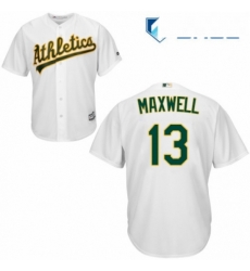 Youth Majestic Oakland Athletics 13 Bruce Maxwell Replica White Home Cool Base MLB Jersey Youth Majestic Oakland Athletics 13 Bruce Maxwell Replica White Home Cool Base MLB Jersey