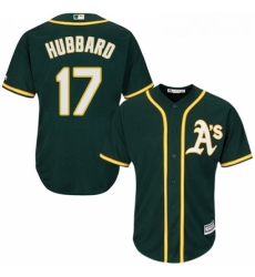 Youth Majestic Oakland Athletics 17 Glenn Hubbard Authentic Green Alternate 1 Cool Base MLB Jersey Youth Majestic Oakland Athletics 17 Glenn Hubbard Authentic Green Alternate 1 Cool Base MLB Jersey