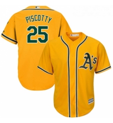 Youth Majestic Oakland Athletics 25 Stephen Piscotty Replica Gold Alternate 2 Cool Base MLB Jersey Youth Majestic Oakland Athletics 25 Stephen Piscotty Replica Gold Alternate 2 Cool Base MLB Jersey