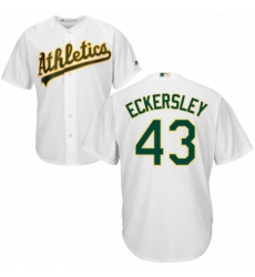 Youth Majestic Oakland Athletics 43 Dennis Eckersley Authentic White Home Cool Base MLB Jersey Youth Majestic Oakland Athletics 43 Dennis Eckersley Authentic White Home Cool Base MLB Jersey