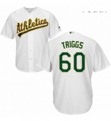 Youth Majestic Oakland Athletics 60 Andrew Triggs Authentic White Home Cool Base MLB Jersey Youth Majestic Oakland Athletics 60 Andrew Triggs Authentic White Home Cool Base MLB Jersey