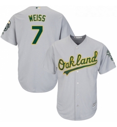 Youth Majestic Oakland Athletics 7 Walt Weiss Replica Grey Road Cool Base MLB Jersey Youth Majestic Oakland Athletics 7 Walt Weiss Replica Grey Road Cool Base MLB Jersey