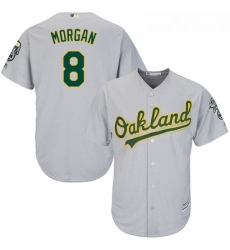Youth Majestic Oakland Athletics 8 Joe Morgan Replica Grey Road Cool Base MLB Jersey Youth Majestic Oakland Athletics 8 Joe Morgan Replica Grey Road Cool Base MLB Jersey