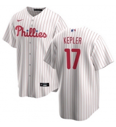 Men Philadelphia Phillies 17 Max Kepler White 2024 Cool Base Stitched Jersey Men Philadelphia Phillies 17 Max Kepler White 2024 Cool Base Stitched Jersey