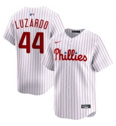 Men Philadelphia Phillies 44 Jes FAs Luzardo White Home Limited Stitched Jersey