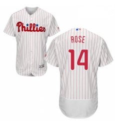Mens Majestic Philadelphia Phillies 14 Pete Rose White Home Flex Base Authentic Collection MLB Jersey Mens Majestic Philadelphia Phillies 14 Pete Rose White Home Flex Base Authentic Collection MLB Jersey