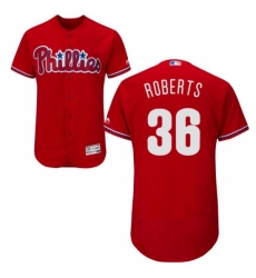 Mens Majestic Philadelphia Phillies 36 Robin Roberts Red Alternate Flex Base Authentic Collection MLB Jersey Mens Majestic Philadelphia Phillies 36 Robin Roberts Red Alternate Flex Base Authentic Collection MLB Jersey