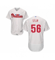 Mens Philadelphia Phillies 56 Zach Eflin White Home Flex Base Authentic Collection Baseball Jersey Mens Philadelphia Phillies 56 Zach Eflin White Home Flex Base Authentic Collection Baseball Jersey