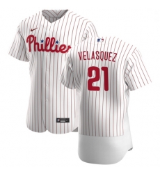 Philadelphia Phillies 21 Vince Velasquez Men Nike White Home 2020 Authentic Player MLB Jersey Philadelphia Phillies 21 Vince Velasquez Men Nike White Home 2020 Authentic Player MLB Jersey