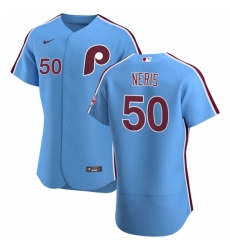 Philadelphia Phillies 50 Hector Neris Men Nike Light Blue Alternate 2020 Authentic Player MLB Jersey Philadelphia Phillies 50 Hector Neris Men Nike Light Blue Alternate 2020 Authentic Player MLB Jersey