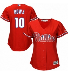 Womens Majestic Philadelphia Phillies 10 Larry Bowa Replica Red Alternate Cool Base MLB Jersey Womens Majestic Philadelphia Phillies 10 Larry Bowa Replica Red Alternate Cool Base MLB Jersey