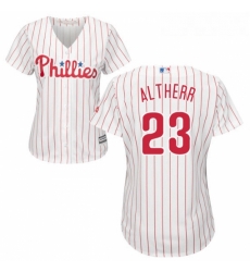 Womens Majestic Philadelphia Phillies 23 Aaron Altherr Replica WhiteRed Strip Home Cool Base MLB Jersey Womens Majestic Philadelphia Phillies 23 Aaron Altherr Replica WhiteRed Strip Home Cool Base MLB Jersey