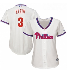 Womens Majestic Philadelphia Phillies 3 Chuck Klein Authentic Cream Alternate Cool Base MLB Jersey Womens Majestic Philadelphia Phillies 3 Chuck Klein Authentic Cream Alternate Cool Base MLB Jersey