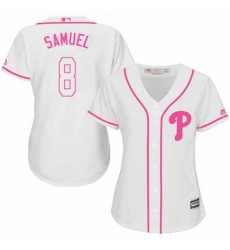 Womens Majestic Philadelphia Phillies 8 Juan Samuel Replica White Fashion Cool Base MLB Jersey Womens Majestic Philadelphia Phillies 8 Juan Samuel Replica White Fashion Cool Base MLB Jersey