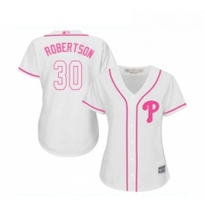 Womens Philadelphia Phillies 30 David Robertson Replica White Fashion Cool Base Baseball Jersey Womens Philadelphia Phillies 30 David Robertson Replica White Fashion Cool Base Baseball Jersey
