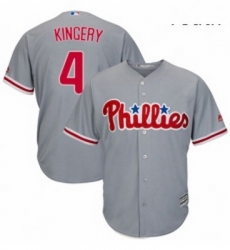 Youth Majestic Philadelphia Phillies 4 Scott Kingery Authentic Grey Road Cool Base MLB Jersey Youth Majestic Philadelphia Phillies 4 Scott Kingery Authentic Grey Road Cool Base MLB Jersey