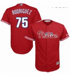 Youth Majestic Philadelphia Phillies 75 Francisco Rodriguez Replica Red Alternate Cool Base MLB Jersey Youth Majestic Philadelphia Phillies 75 Francisco Rodriguez Replica Red Alternate Cool Base MLB Jersey