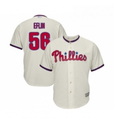 Youth Philadelphia Phillies 56 Zach Eflin Replica Cream Alternate Cool Base Baseball Jersey Youth Philadelphia Phillies 56 Zach Eflin Replica Cream Alternate Cool Base Baseball Jersey