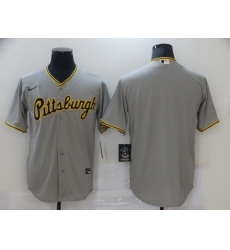 Men Nike Pittsburgh Pirates grey Blank Coolbase Jersey Men Nike Pittsburgh Pirates grey Blank Coolbase Jersey