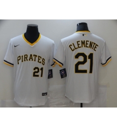 Men Pittsburgh Pirates Roberto Clemente 21 White Mesh Batting Practice Throwback Pullover Nike Jersey Men Pittsburgh Pirates Roberto Clemente 21 White Mesh Batting Practice Throwback Pullover Nike Jersey