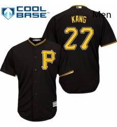 Mens Majestic Pittsburgh Pirates 27 Jung ho Kang Replica Black Alternate Cool Base MLB Jersey Mens Majestic Pittsburgh Pirates 27 Jung ho Kang Replica Black Alternate Cool Base MLB Jersey