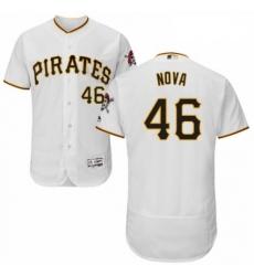 Mens Majestic Pittsburgh Pirates 46 Ivan Nova White Home Flex Base Authentic Collection MLB Jersey Mens Majestic Pittsburgh Pirates 46 Ivan Nova White Home Flex Base Authentic Collection MLB Jersey