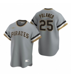 Mens Nike Pittsburgh Pirates 25 Gregory Polanco Gray Cooperstown Collection Road Stitched Baseball Jerse Mens Nike Pittsburgh Pirates 25 Gregory Polanco Gray Cooperstown Collection Road Stitched Baseball Jerse