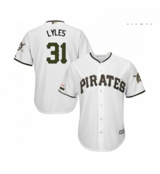 Mens Pittsburgh Pirates 31 Jordan Lyles Replica White Alternate Cool Base Baseball Jersey Mens Pittsburgh Pirates 31 Jordan Lyles Replica White Alternate Cool Base Baseball Jersey