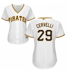 Womens Majestic Pittsburgh Pirates 29 Francisco Cervelli Authentic White Home Cool Base MLB Jersey Womens Majestic Pittsburgh Pirates 29 Francisco Cervelli Authentic White Home Cool Base MLB Jersey